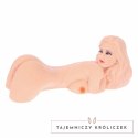KamaSutra Hera 1 - Wielofunkcyjna maszyna intymna 3w1 XL, materiał TPE Kokos