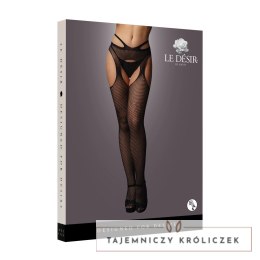 Le Desir Rajstopy z efektem pończoch, otwarty tył, rozmiar S-XL Le Désir by Shots