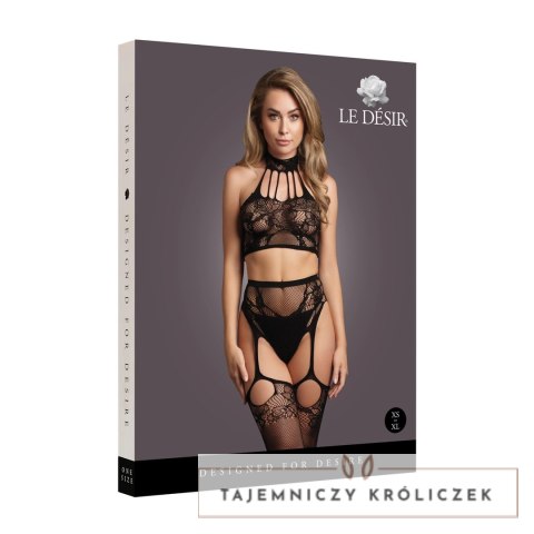 Le Desir Zestaw dwuczęściowy golf, figi, czarny XS-XL elastyczny Le Désir by Shots