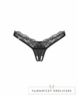 Obsessive Arrowel String Black z Otwartą Konstrukcją, Koronka, S/M Obsessive
