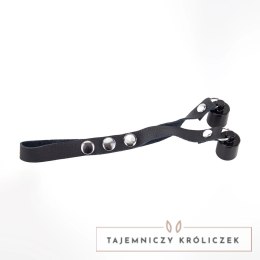 Red Leather Ballstretcher Skorzany z Obciążeniem 2x50g Czarny Regulowany Red Leather