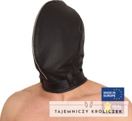 Red Leather Skorzana Kominiarka Black - Europejska Jakość, Roślinny Garbunek Red Leather