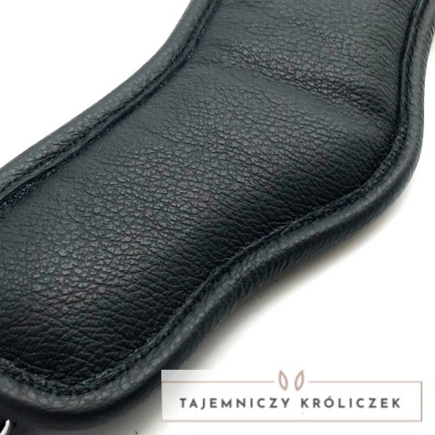 Red Leather Skorzana Obręcz na Szyję Regulowana Czarna - Europejska Produkcja Red Leather