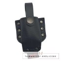 Red Leather Uchwyt na butelkę do uprzęży skorzany czarny 3,5 cm Red Leather