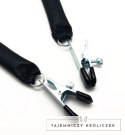 Red Leather Zaciski z Obciążeniem Skorzanym 2x80g Czarny/Srebrny Red Leather