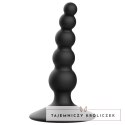 Addicted Toys Plug silikonowy 10 cm czarny - miękki, anatomiczny ADDICTED