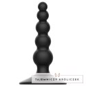 Addicted Toys Plug silikonowy 10 cm czarny - miękki, anatomiczny ADDICTED