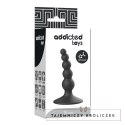 Addicted Toys Plug silikonowy 10 cm czarny - miękki, anatomiczny ADDICTED