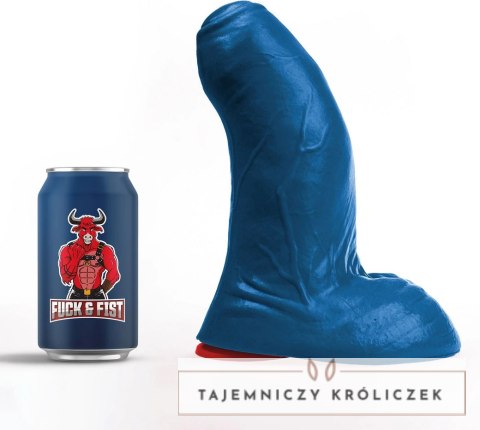Buri L Blue - Model Anatomiczny Zakrzywiony 22 cm z Przyssawką Fuck Fist
