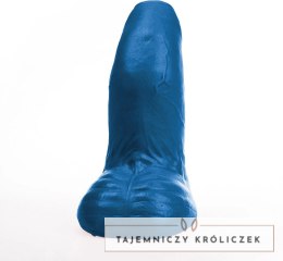 Buri M Model Zakrzywiony z Przyssawką 17 cm Niebieski Fuck Fist