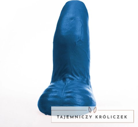 Buri M Model Zakrzywiony z Przyssawką 17 cm Niebieski Fuck Fist