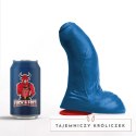 Buri M Model Zakrzywiony z Przyssawką 17 cm Niebieski Fuck Fist