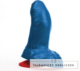 Buri S Intymny Model Zakrzywiony z Przyssawką 14 cm Niebieski Fuck Fist