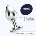Crushious Bijou Small Clear - elegancka ozdoba intymna metalowa 6 cm Crushious
