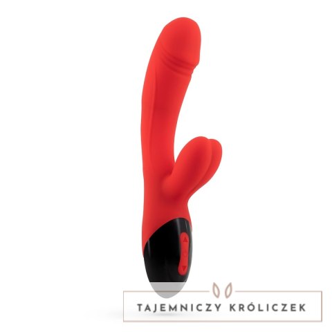 Crushious Dare Dong Red - Wielofunkcyjny Model Intymny z Wibracjami USB Crushious