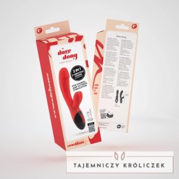 Crushious Dare Dong Red - Wielofunkcyjny Model Intymny z Wibracjami USB Crushious