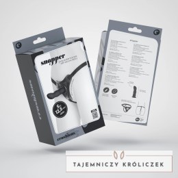 Crushious Snapper czarny system uprzęży z anatomiczną nakładką 12,5 cm Crushious