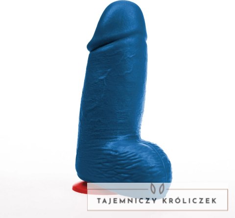 Dagr Model M niebieski - anatomiczny model z przyssawką 19,5 cm Fuck Fist