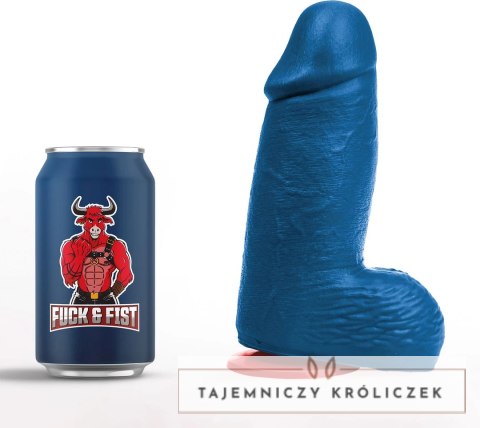 Dagr Model M niebieski - anatomiczny model z przyssawką 19,5 cm Fuck Fist