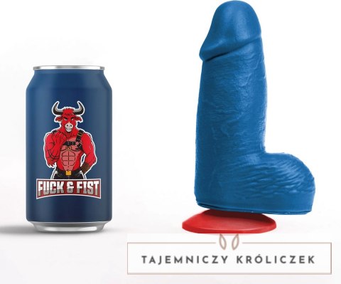 Dagr S Blue - Model anatomiczny z przyssawką, 16 cm, PVC Fuck Fist