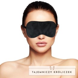 Darkness Basic Black Mask - satynowa, regulowana opaska na oczy DARKNESS
