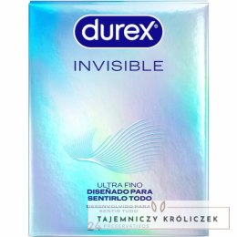Durex Invisible Ultra Cienkie Przezroczyste Prezerwatywy 24 szt. 54 mm Durex