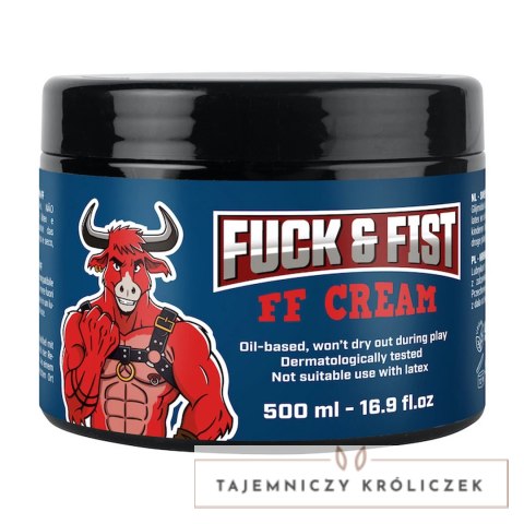 Fuck & Fist Cream krem na bazie oleju, 500 ml, ochrona i nawilżenie Fuck Fist
