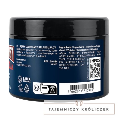 Fuck & Fist Hybrid Relax żel intymny gęsty z mentolem 500 ml Fuck Fist