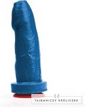 Fuck & Fist Magni Model M - Niebieski anatomiczny model intymny 18 cm z przyssawką Fuck Fist