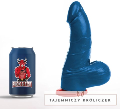 Fuck & Fist Thor M - anatomiczny model intymny, niebieski, 15 cm, przyssawka Fuck Fist