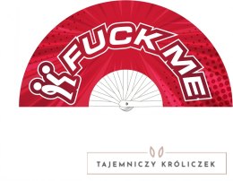 Fuck Me - Fan dekoracyjny 64 cm czerwony - wachlarz poliestrowy M Proud