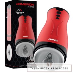 JAMYJOB Dameron - Intymna maszyna ssąco-wibrująca, silikonowa, ładowalna JAMYJOB
