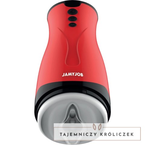 JAMYJOB Dameron - Intymna maszyna ssąco-wibrująca, silikonowa, ładowalna JAMYJOB