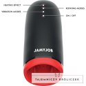 Jamyjob Spin-X - Intymna maszyna rotacyjno-grzewcza, silikon, ładowalna JAMYJOB