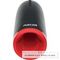 Jamyjob Spin-X - Intymna maszyna rotacyjno-grzewcza, silikon, ładowalna JAMYJOB