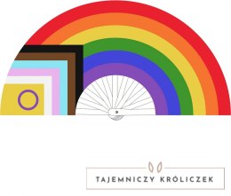 LGBTQIA Flagowy Wachlarz 64 cm Tęczowy Kolor Wytrzymały Model M Proud