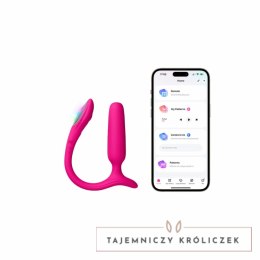 Lovense Lush Anal Pink - Interaktywna Maszyna Intymna z Oświetleniem LED Lovense