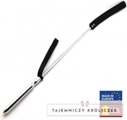 Red Leather Bicz Metalowo-Skorzany 70,5 cm Czarny/Srebrny Europejska Jakość Red Leather