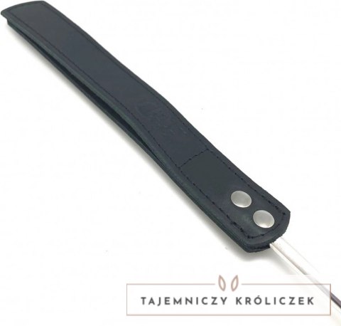 Red Leather Bicz Metalowo-Skorzany 70,5 cm Czarny/Srebrny Europejska Jakość Red Leather