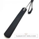 Red Leather Pejcz Skorzano-Metalowy 52 cm Czarny/Srebrny Premium Red Leather