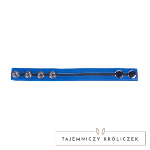 Red Leather Tippy Skorzana Opaska Regulowana Blue - naturalna skora, 60 mm Red Leather