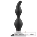 Addicted Toys Korek Analny 12 cm Czarny Silikonowy z Szeroką Podstawą ADDICTED