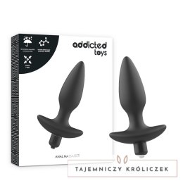Addicted Toys Masażer Prostaty Wibrujący Czarny 8x14cm Silikon ADDICTED