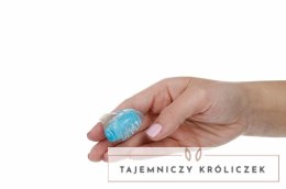 CASUAL LOVE Finger Fun Niebieski - Elastyczny stymulator z wibracją CASUAL LOVE