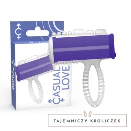 CASUAL LOVE Jezyk Wibrujący Model Fioletowy - Mini Masażer Palcowy CASUAL LOVE