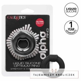 CalExotics Alpha Optimum pierścień silikonowy czarny ultramiękki CALEXOTICS