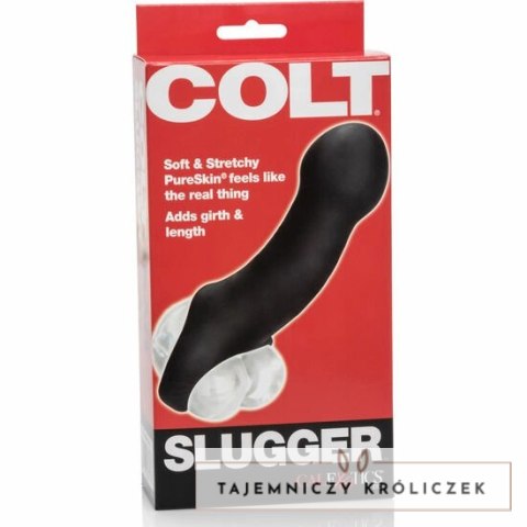 CalExotics COLT SLUGGER czarny - elastyczna powłoka powiększająca 16 cm CALEXOTICS