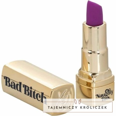 CalExotics Hide & Play Bad Bitch Mini Masażer USB Szminka 7,5cm 10 trybow CALEXOTICS