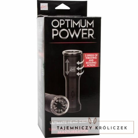 CalExotics Optimum Power Automatyczna maszyna intymna, 3 tryby, czarna CALEXOTICS