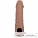 CalExotics Performance Maxx Extension 8" silikonowa brązowa powłoka CALEXOTICS